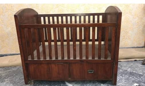Premium Solid Wood Baby Cot