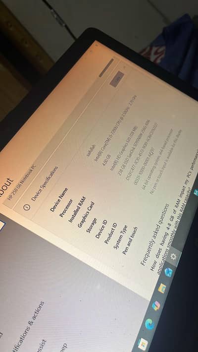 hp laptop