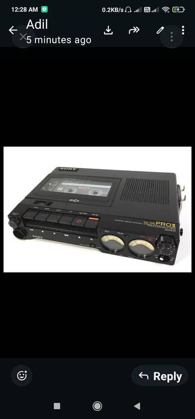 Title: Sony TC-D5 Pro Professional Cassette