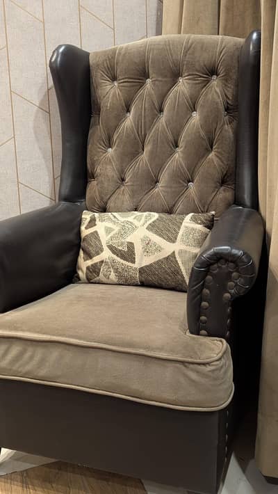 2 single seater sofa chair