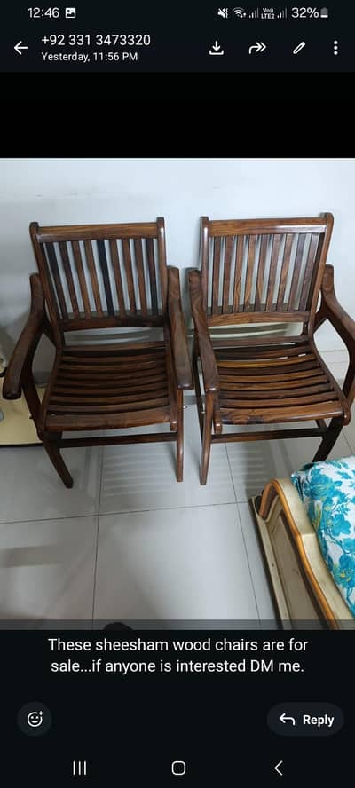 2 chairs