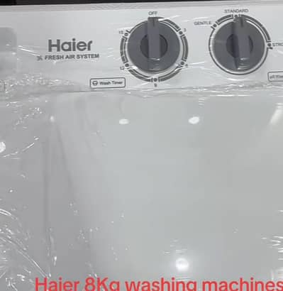haier washing machine 8kg