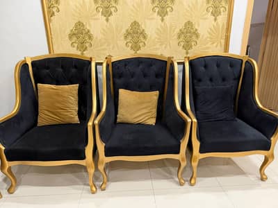 5 Sofas set solid wood Furniture 10/10 Condition