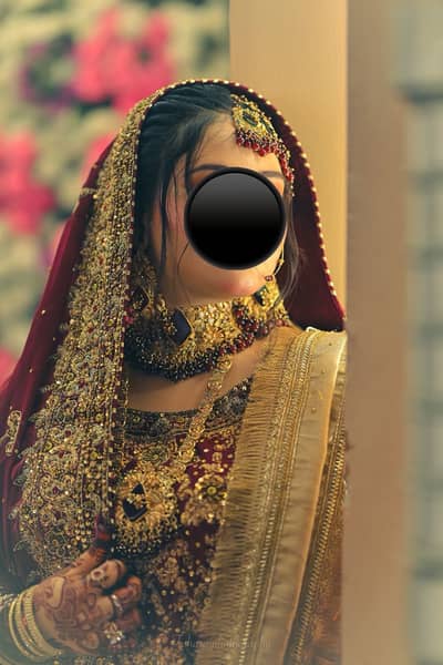 Barat Bridal Dress lehenga (with jewellery)