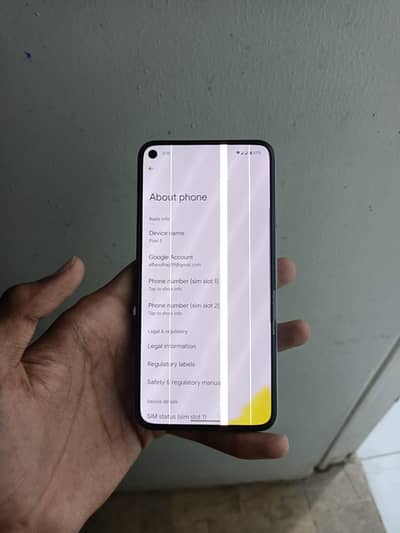 Google Pixel 5 ka panel chahiye