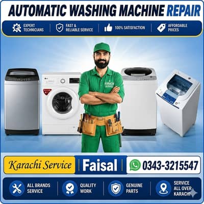 Experts Automatic Washing Machine Haier Dawlance Samsung LG Orient PEL