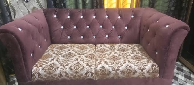 6 Seater Sofa Set with Table