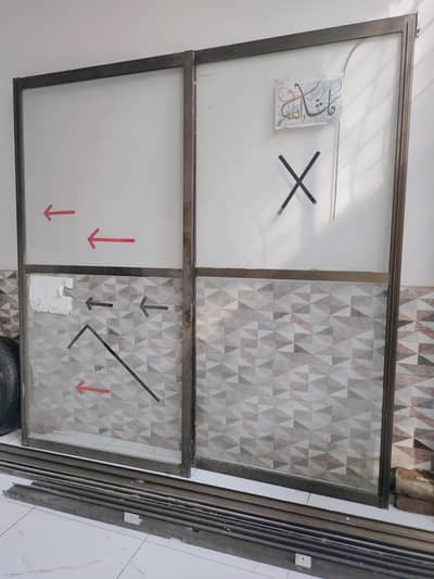 aluminum Glass door sliding