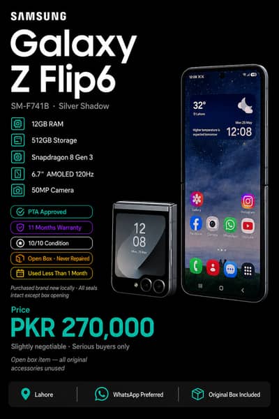 Samsung Mobile Z Flip 6