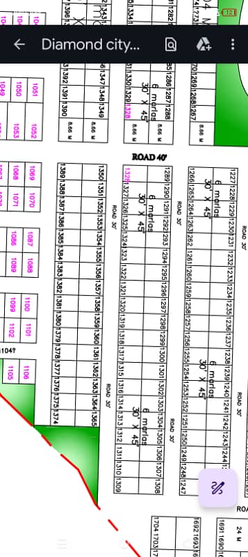 Possastion Plot available in dimond city E block