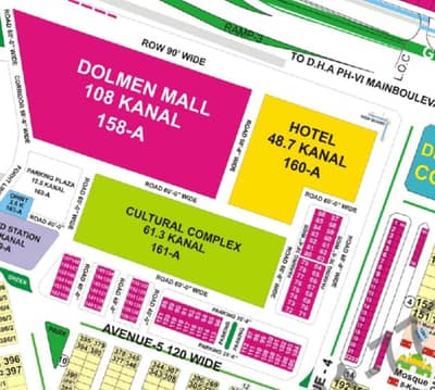 4-MARLA COMMERCIAL PLOT LOCATED IN THE BEST BLOCK OF DHA LAHORE.