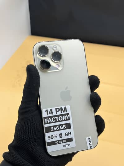 Apple iPhone 14 Pro Max GOLD  256 GB Factory unlock Non PTA 99% BH