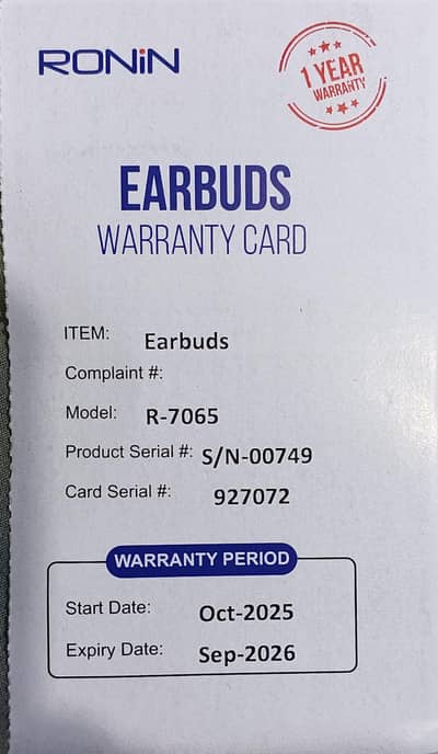 RONIN ECLIPSE EARBUDS