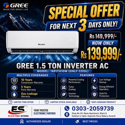 GREE 1.5 TON INVERTER