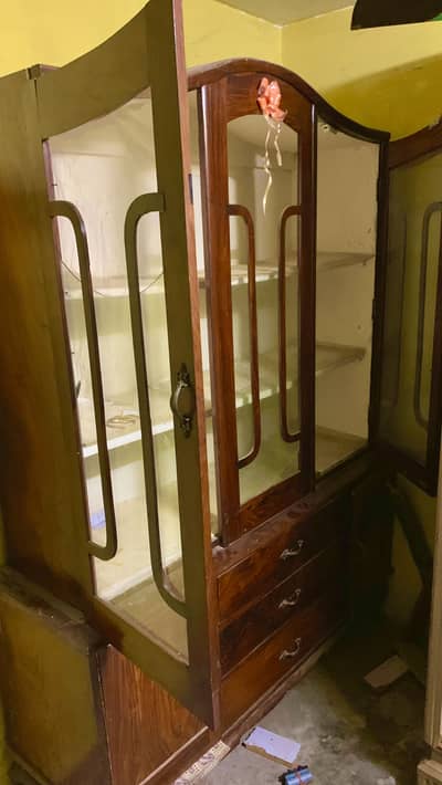 Heavy weighted wooden Cabinets