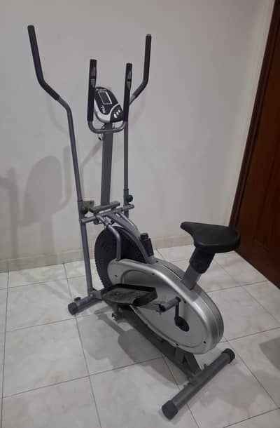 2-in-1 Elliptical Cross Trainer & Exercise Bike