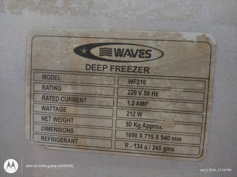 Waves Deep freezer 1