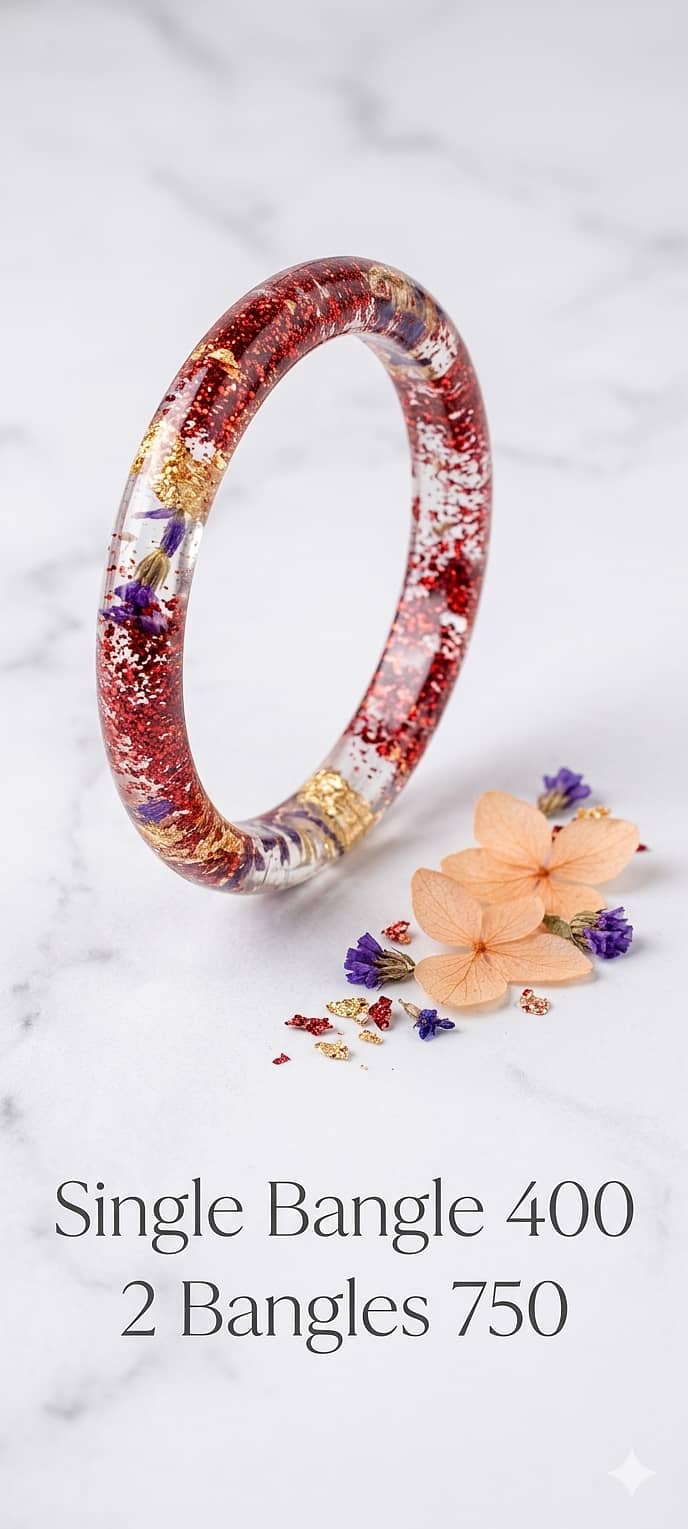 Resin bangles 3