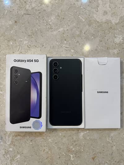 SUMSUNG A54 256GB BLACK DUAL SIM OFFICIAL PTA APPROVED
