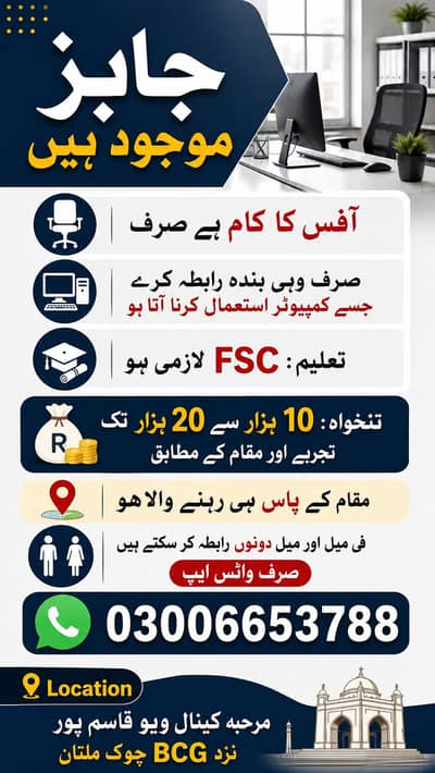 Jobs available for Ai work in office