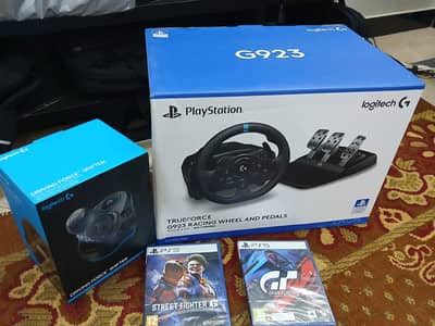 Logitech g923 Racing Wheel, Shifter & Stand