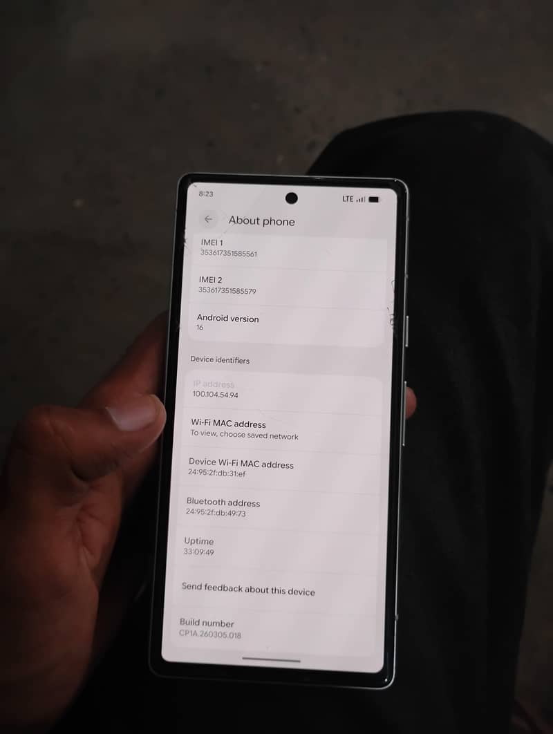 Google Pixel 7a 6