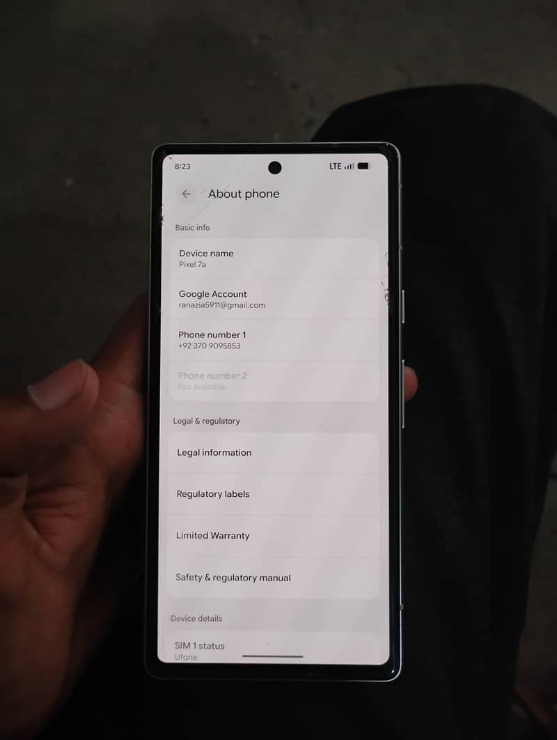 Google Pixel 7a 8