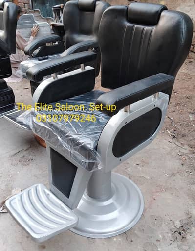 Barber chair/Cutting chair/ Shampoo unit/Trolly/Saloon Furniture.