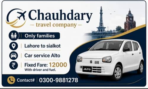 Chauhdary Pick & Drop Service