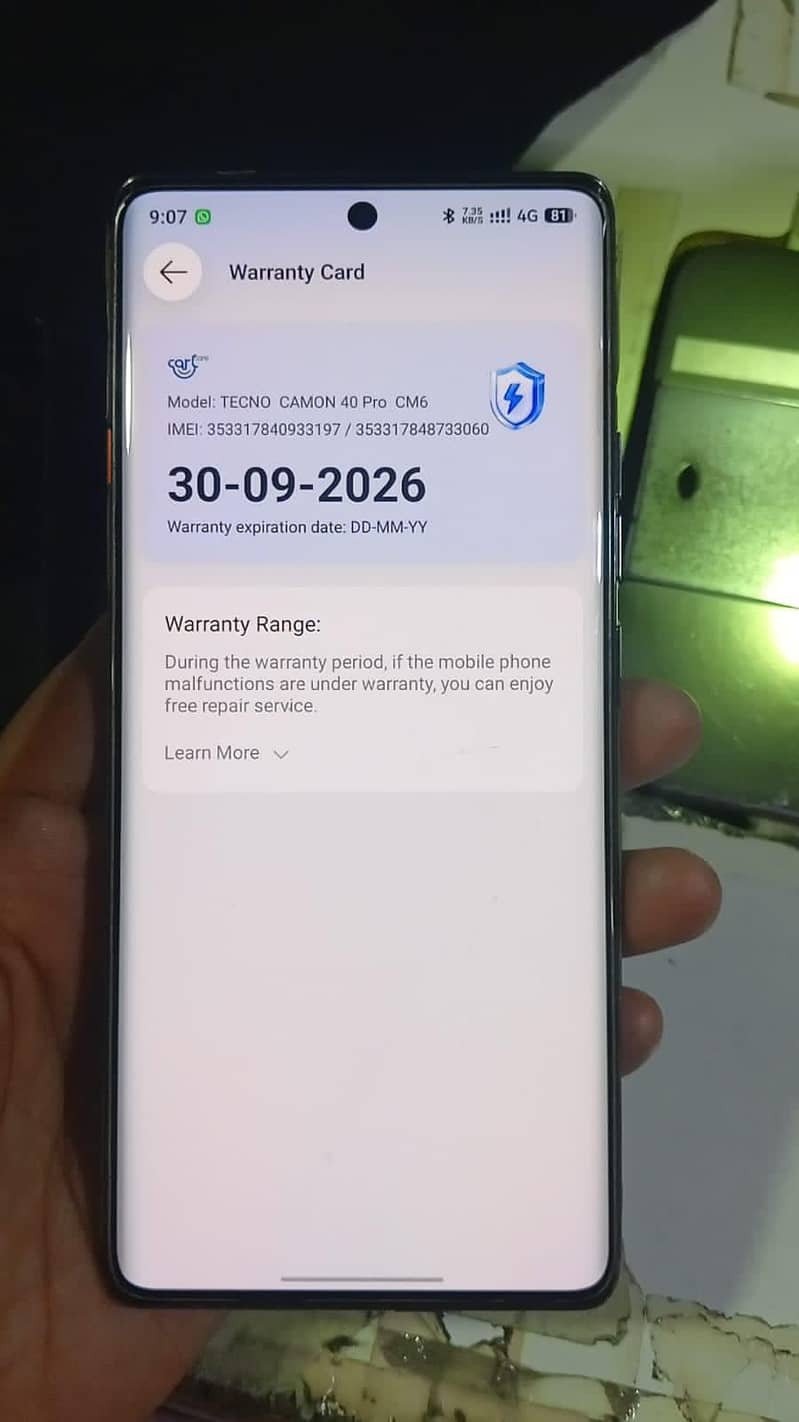 Tecno CAMON 40 Pro 4