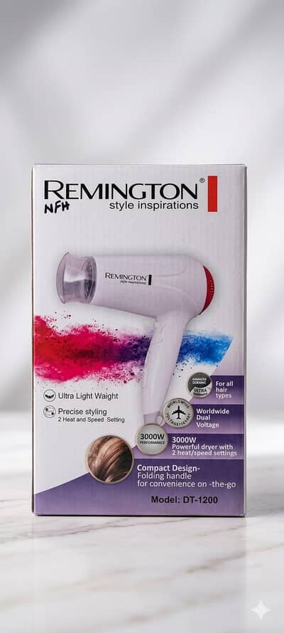 Remington Hair Dryer – Model DT-1200