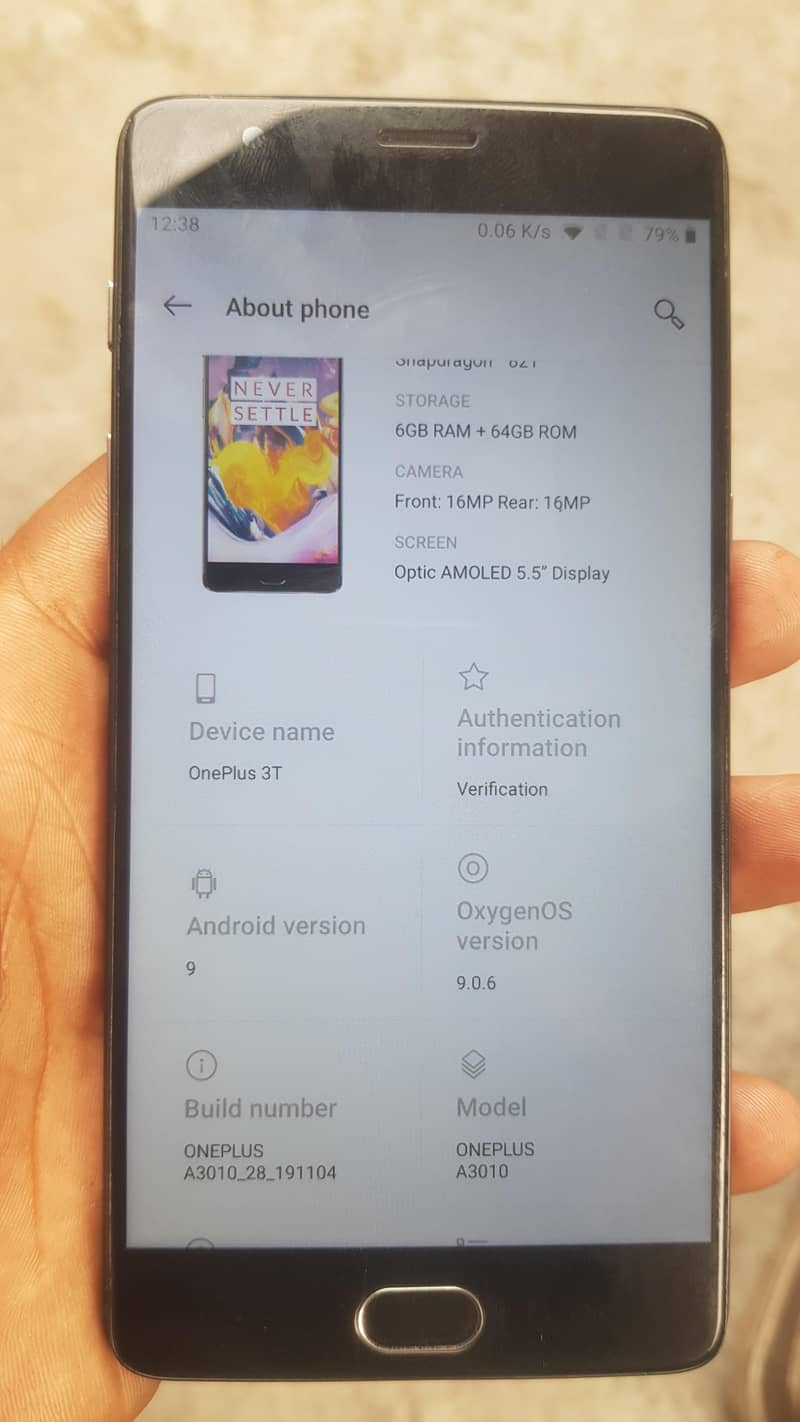 One Plus 3T 3