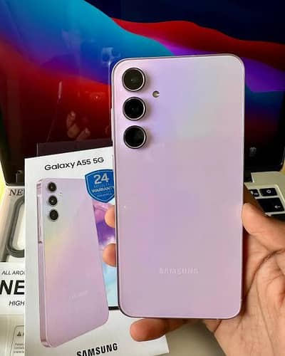 Samsung A55 5G Full Box Official PTA 10/10 Lush Condition
