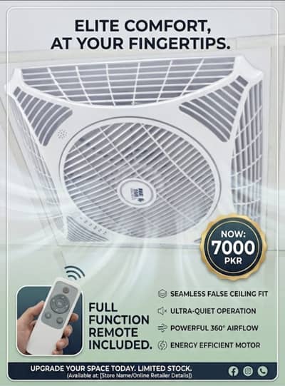 Remote/Ceiling/Fan/Rotating/Cool/Air/Automatic