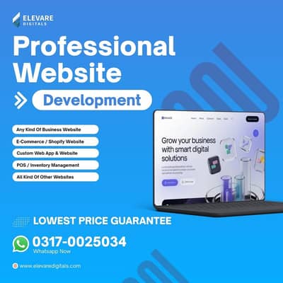 Website, App, Shopify & WordPress Development |AffordableLowest Prices