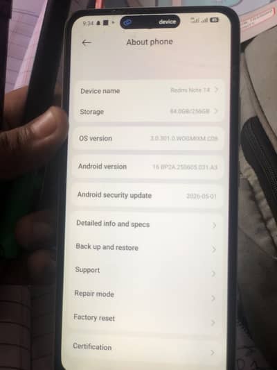 Xiaomi Redmi Note 14