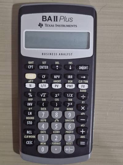 Texas BA II plus calculator