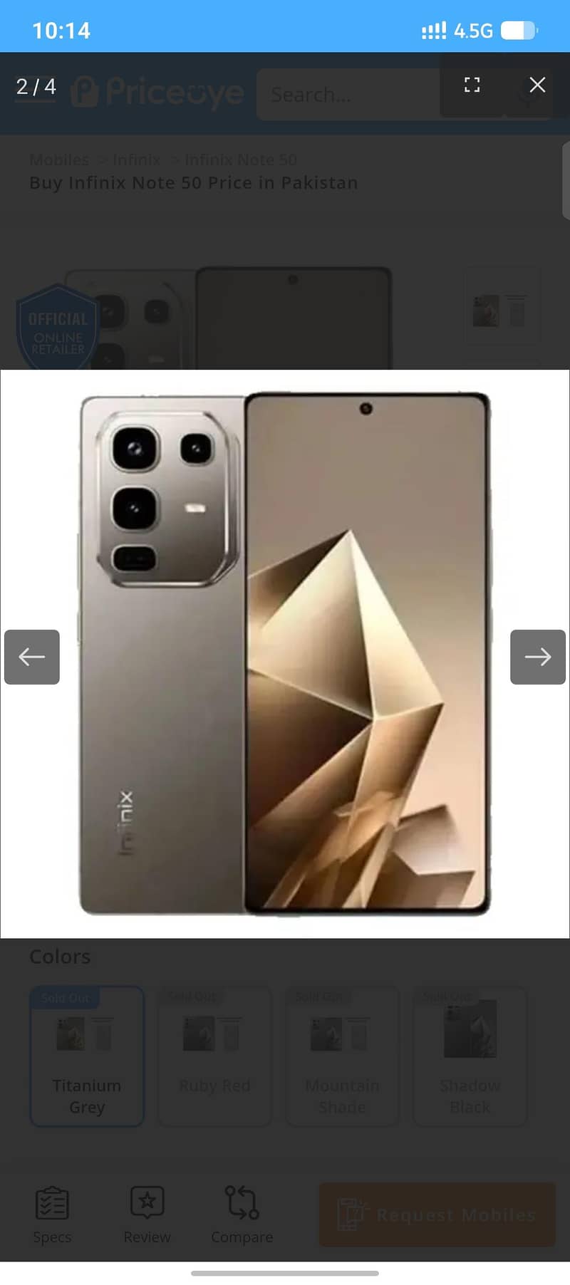 infinix note 50 0