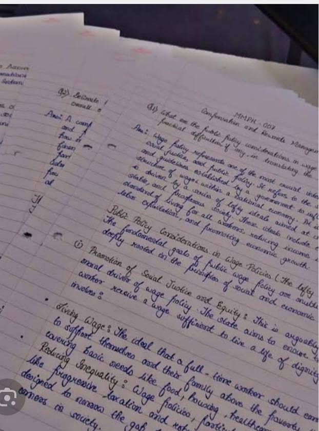 Handwritten Assignment, Typing And Data Entry work Available 0