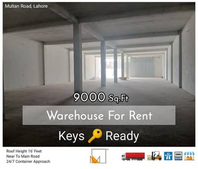 9000 Square Feet Warehouse For Rent