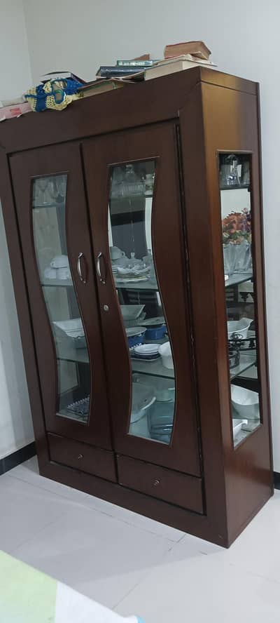 Wooden crockery cabinet