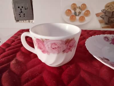 72 Pcs Marble Dinner Set For sale