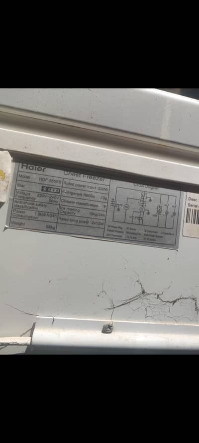 haier deep freezer 2 door