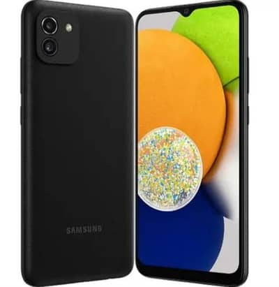 samsung galaxy a03 modeal with box 4/64 rom memory