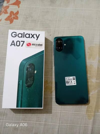 Samsung Mobile A07 Complete box
