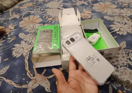 Infinix smart 10 plus with box charger 10 by 10 read add