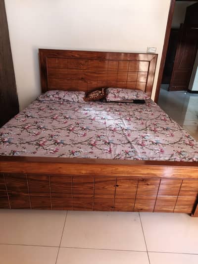 New wooden bed for sale
