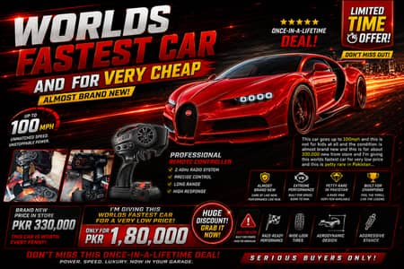 World's Fastest RC Supercar |Rare RC Car in Pakistan|Fastest RC Car |