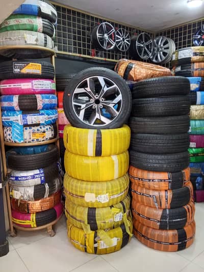 NEW IMPORTED TYRES PRADO, FORTUNER, PASSO HONDA CIVIC, BR-V, CITY,Vitz