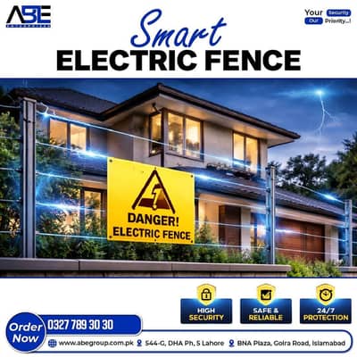 Smart Electric Fence Defence Security System (Commercial/Residential)